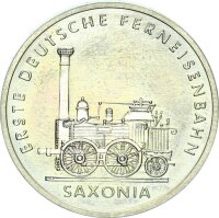 DDR Gedenkmünze 5 Mark 1988 A Ferneisenbahn...