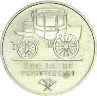 DDR Gedenkmünze 5 Mark 1990 A Postwesen, Postkutsche...