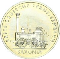 DDR Gedenkmünze 5 Mark 1988 A Ferneisenbahn...