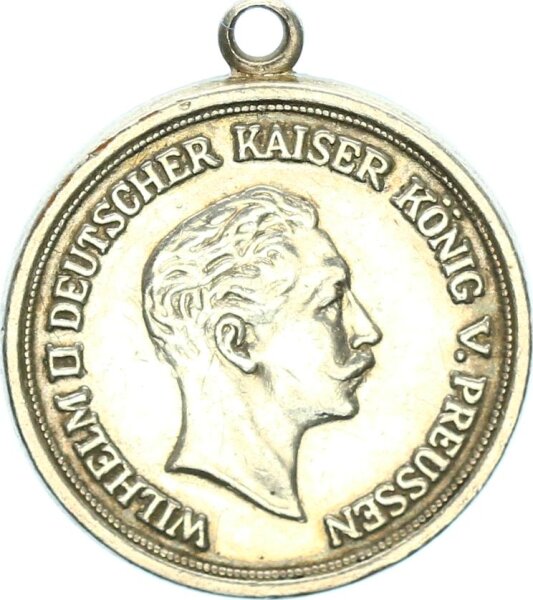 Brandenburg-Preußen Wilhelm II. tragbare Medaille ohne Jahr 50 Mark vz