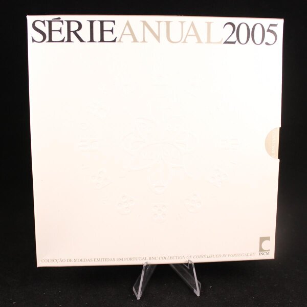 Portugal KMS 1 Cent bis 2 Euro 2005 Kursmünzensatz Série Anual stgl.