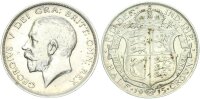 Großbritannien George V. 1/2 Crown 1915 Silber ss/vz