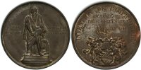 Frankreich Straßburg Medaille 1840 400-Jahrfeier Buchdruck Terrakotta ss-vz