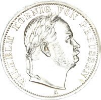 Brandenburg-Preußen Wilhelm I. Siegestaler 1866 A...