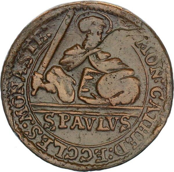 Münster-Domkapitel 3 Pfennig 1740 Kupfer ss