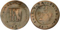 Westfalen Königreich Hieronymus Napoleon 2 Cent 1812 Kupfer f. ss