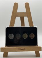Lettland Gedenkmünzenset 2 Euro 2014 Milda, Prestige Metal Set stgl., bfr.