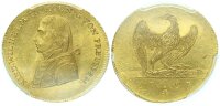 Brandenburg-Preußen Friedrich Wilhelm III. Friedrichs dor 1797 A (Berlin) Friedenstyp, PCGS MS62 Gold f. stgl.