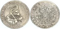 Sachsen-Kurfürstentum August Taler 1554 Schneeberg Silber ss+