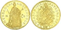 Römisch Deutsches Reich Haus Habsburg Maria Theresia Dukat 1752 KB (Kremnitz) Gold pfr., stgl.