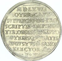 Sachsen-Kurfürstentum August Reichstaler 1567...