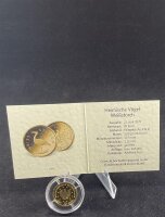 Deutschland Gedenkmünze 20 Euro 2020 G (Karlsruhe) Heimische Vögel Weißstorch Gold 1/8 oz stgl., bfr.