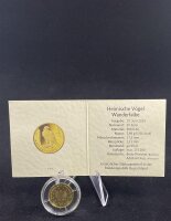 Deutschland Gedenkmünze 20 Euro 2019 J (Hamburg) Heimische Vögel Wanderfalke Gold 1/8 oz stgl., bfr.