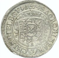 Sachsen-Kurfürstentum Johann Georg II. 1/3 Taler...