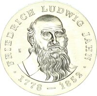 DDR Gedenkmünze 5 Mark 1977 A Friedrich Ludwig Jahn pfr., f. stgl./stgl. Jäger 1564