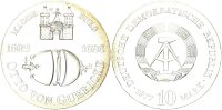 DDR Gedenkmünze 10 Mark 1977 A Otto von Guericke Silber pfr., stgl. Jäger 1565