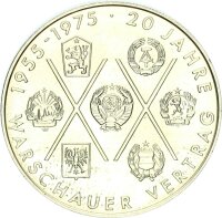 DDR Gedenkmünze 10 Mark 1975 A Warschauer Vertrag,...