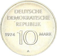 DDR Gedenkmünze 10 Mark 1974 A 25 Jahre DDR vz-stgl. Jäger 1551