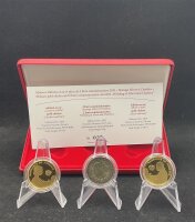 Monaco Gedenkmünze Fürst Albert II. 2 Euro + 2...