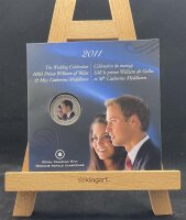Kanada Elizabth II. 25 Cents 2011 Wedding Prinz William & Catherine stgl., bfr.