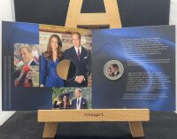 Kanada Elizabth II. 25 Cents 2011 Wedding Prinz William & Catherine stgl., bfr.
