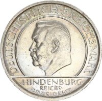 Weimarer Republik 5 Reichsmark 1929 D Schwurhand Silber vz Jäger 341