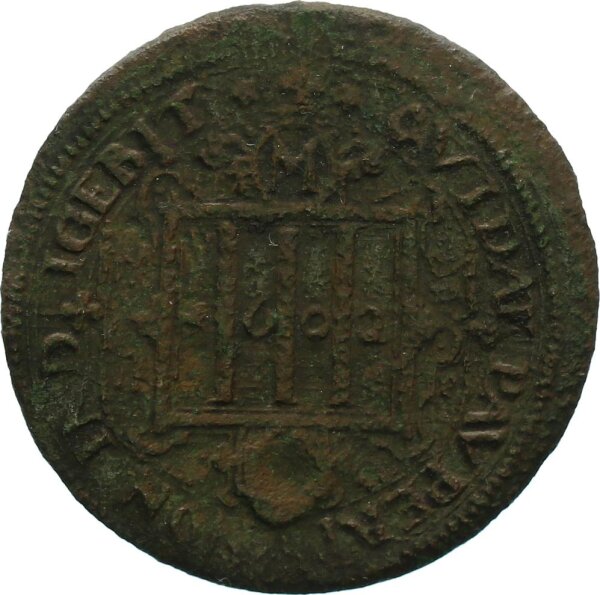 Münster-Stadt 3 Schilling 1602 mit Gegenstempel Kupfer s-ss