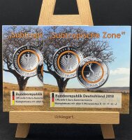 Deutschland Gedenkmünzenset 5x 5 Euro 2018 A,D,F,G,J Subtropische Zone, Polymerring, Komplettsatz stgl., bfr.