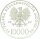 Polen Volksrepublik 10000 Zlotych 1989 Papst Johannes Paul II. Silber min. berührte PP