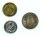 China Volksrepublik 1 Yuan, 5 Jiao, 5 Fen 1980 aus Kursmünzensatz, in original Folie verschweißt pfr., stgl.