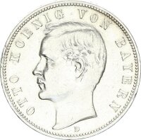 Bayern Otto 5 Mark 1898 D Silber ss-vz Jäger 46