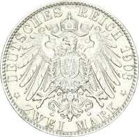 Hamburg Stadt 2 Mark 1903 J Silber ss-vz Jäger 63