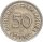 BRD Kursmünze 50 Pfennig 1950 G (Karlsruhe) Bank Deutscher Länder Kupfer-Nickel f. stgl./stgl. Jäger 379