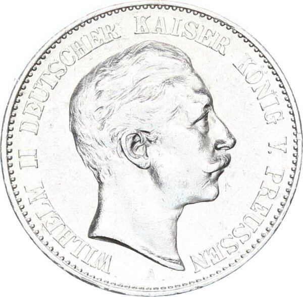 Preußen Wilhelm II. 2 Mark 1902 A Silber ss+ Jäger 102