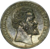 Reuß älterer Linie Heinrich XXII. 2 Mark 1892...