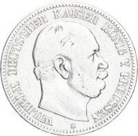 Preußen Wilhelm I. 2 Mark 1877 A Silber s...