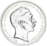 Preußen Wilhelm II. 3 Mark 1912 A Silber vz/vz+...