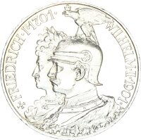 Preußen Wilhelm II. 5 Mark 1901 A 200 Jahre...