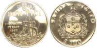 Australien und Ozeanien Samoa 100 Tala 1988 Kon-Tiki Gold PP