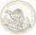 Zentralafrika Kongo 100 Francs 1994 Spinosaurus Kupfer-Nickel pfr., stgl.