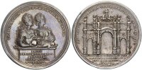 Nürnberg Stadt Medaille 1745 Silber ss