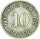 Kaiserreich 10 Pfennig 1873 A kleiner Adler, erstes 10 Pfennig Stück f. vz Jäger 4