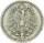Kaiserreich 10 Pfennig 1873 A kleiner Adler, erstes 10 Pfennig Stück f. vz Jäger 4