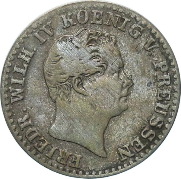 Brandenburg-Preußen Friedrich Wilhelm IV. 2 1/2 Silbergroschen 1842 A (Berlin) ss