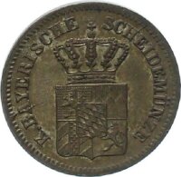 Bayern Ludwig II. 1 Kreuzer 1871 vz-stgl. AKS 183