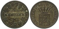 Bayern Ludwig II. 1 Kreuzer 1871 vz-stgl. AKS 183