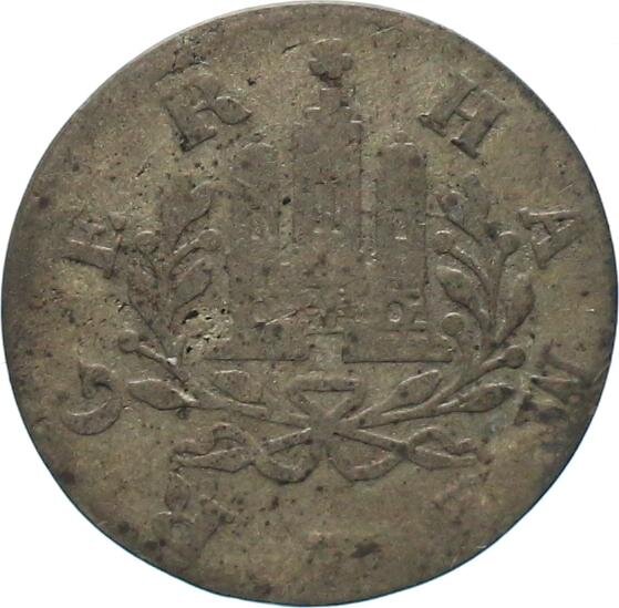 Hamburg, Stadt Schilling 1757 IHL s-ss