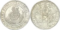 Magdeburg, Erzbistum Joachim Friedrich von Brandenburg Reichstaler 1593 BM (Halle) Silber vz