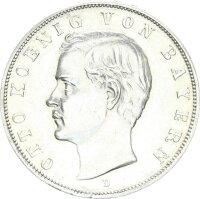 Bayern Otto 3 Mark 1913 D Silber vz Jäger 47