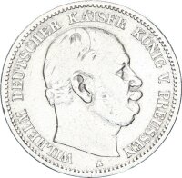 Preußen Wilhelm I. 2 Mark 1876 A Silber s-ss...
